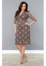 Cafe and cream plus size dress